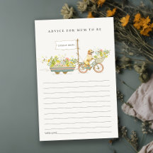 Golden Retriever Floral Advice For Mum Baby Shower