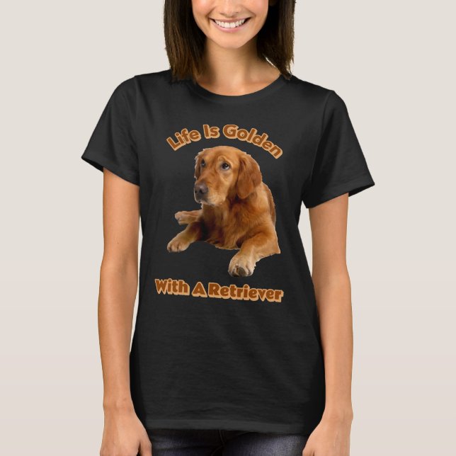 Golden Retriever For Men Women And Youth T-Shirt (Front)
