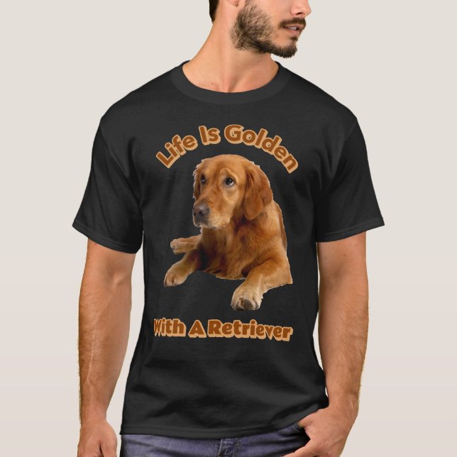 Golden Retriever For Men Women And Youth T-Shirt (Front)
