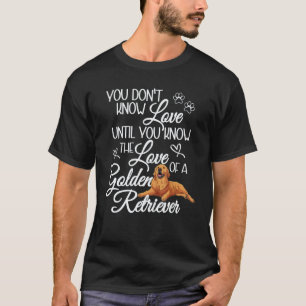 Golden Retriever For Women Dog T-Shirt