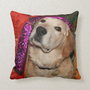 Golden Retriever Fortune Teller Cushion