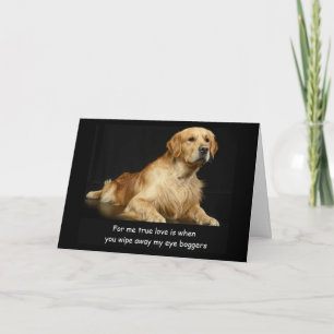 Golden Retriever Funny Birthday Card