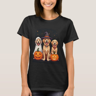 Golden Retriever Ghost Halloween Trick Or Treat Do T-Shirt