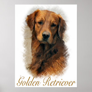 Golden Retriever Gifts Art Print