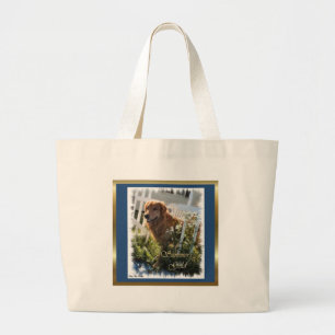 Golden Retriever Gifts Large Tote Bag