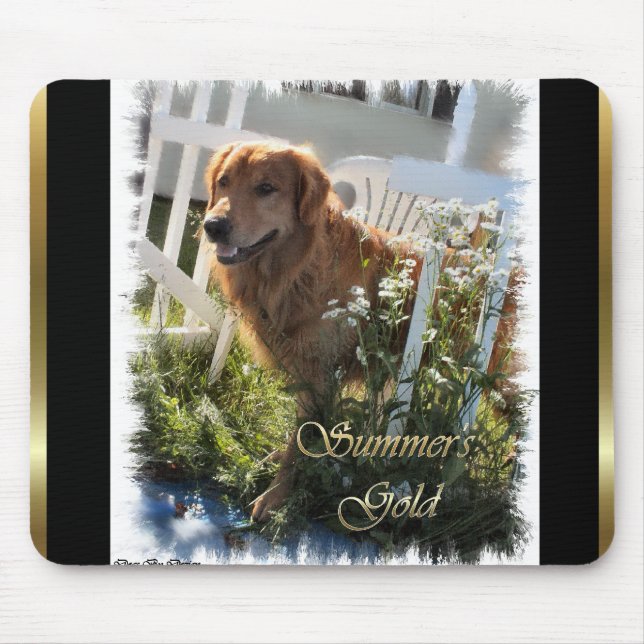 Golden Retriever Gifts Mouse Mat (Front)