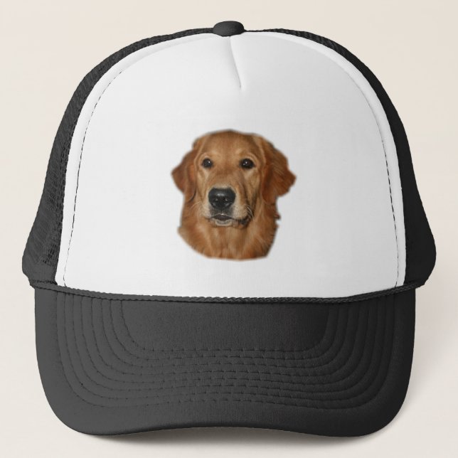 Golden Retriever Gifts Trucker Hat (Front)