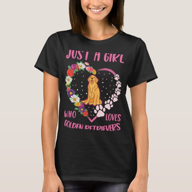 Golden Retriever Girl  1 T-Shirt (Front)