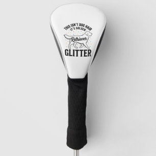 Golden Retriever Glitter Vintage Dog Hair Shirt_1 Golf Head Cover