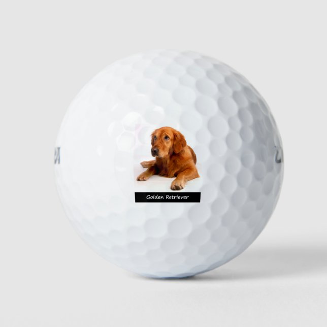 Golden Retriever Golf Balls (Front)