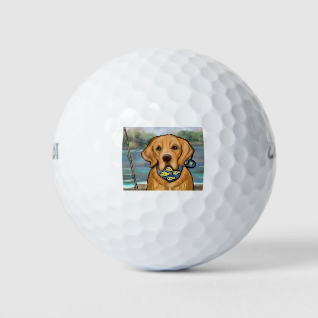 Golden Retriever Golf Balls (Front)