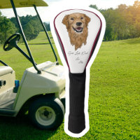 Golden Retriever Golf Head Cover