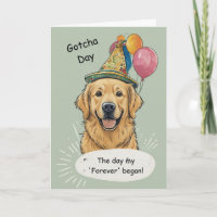 Golden Retriever Gotcha Day Celebration