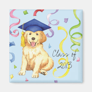 Golden Retriever Graduate Magnet