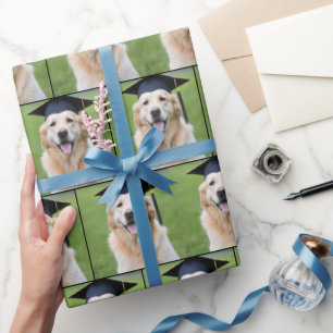 Golden Retriever Graduate Wrapping Paper