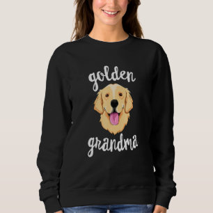 Golden Retriever Grandma Women Mum Dog Owner Sweatshirt