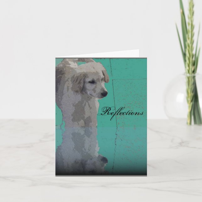 Golden Retriever Greeting card (Front)
