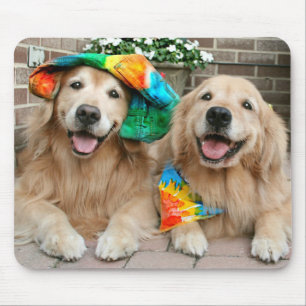 Golden Retriever Groovy Mousepad