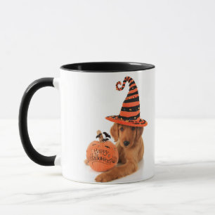 Golden Retriever Halloween Design Mug