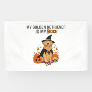 Golden Retriever Halloween Dog  My Golden Retrieve Banner