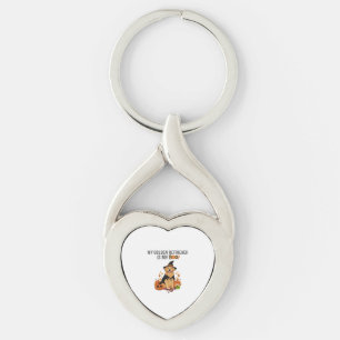 Golden Retriever Halloween Dog  My Golden Retrieve Key Ring