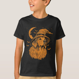 Golden Retriever Halloween Funny Dog Mum Wizard T-Shirt