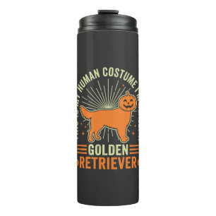 Golden Retriever Halloween Human Costume Vintage D Thermal Tumbler