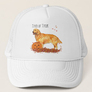 Golden Retriever Halloween Trucker Hat