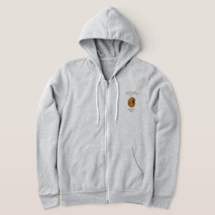 Golden Retriever Hand Drawn Digital Art Hoodie