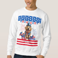Golden Retriever Happy 4Th Of July US Independence