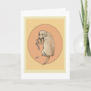 Golden Retriever 'Happy Birthday' Card