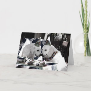 Golden Retriever Happy Birthday Photo Card