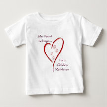 Golden Retriever Heart Belongs