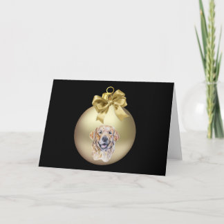 Golden Retriever Holiday Card