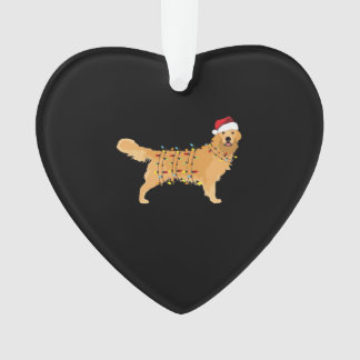 Golden Retriever Holiday Christmas Light Essential Ornament