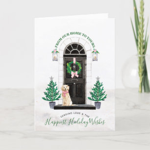 Golden Retriever Holiday Greeting Card