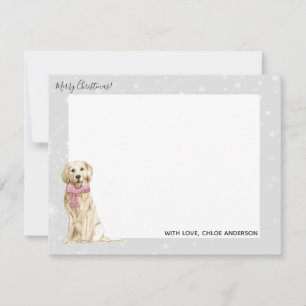 Golden Retriever Holiday Note Cards