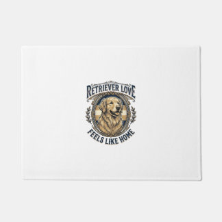 Golden Retriever Home Comfort Vintage Engraving Do Doormat