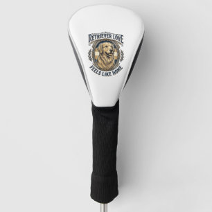 Golden Retriever Home Comfort Vintage Engraving Do Golf Head Cover