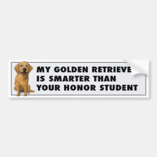 Golden Retriever Honour GR1 Bumper Sticker
