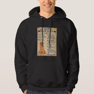 Golden Retriever House Rules Golden Retriever Owne Hoodie