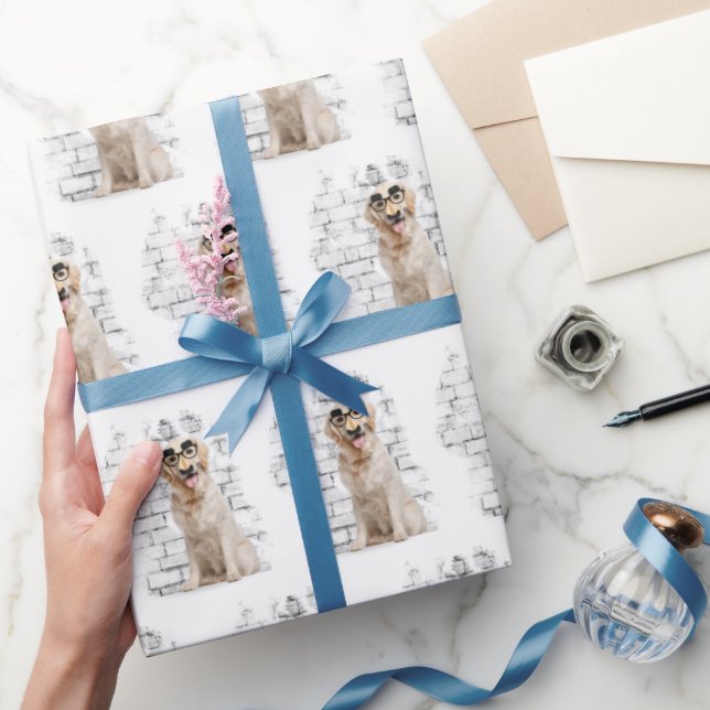 Golden Retriever Humour Wrapping Paper (Gifting)