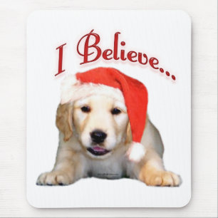 Golden Retriever I Believe Mouse Mat
