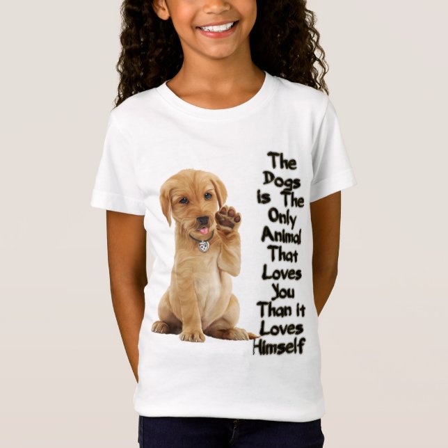  Golden Retriever Illustrations Comic T-Shirt (Front)