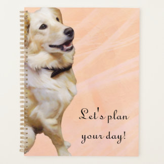 Golden Retriever In A Bowtie Planner