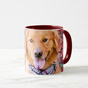Golden Retriever In Scarf Mug