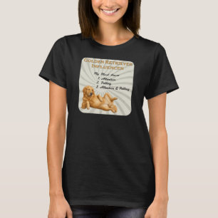 Golden Retriever Influencer Must Haves T-Shirt
