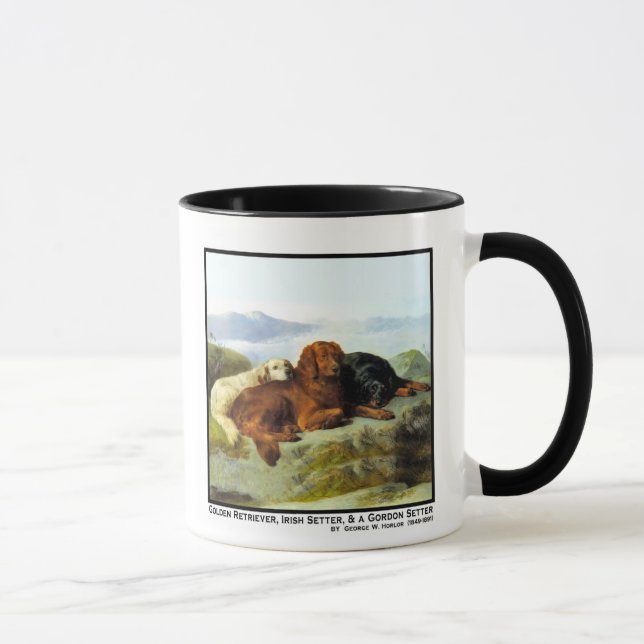 Golden Retriever, Irish Setter & Gordon Setter Mug (Right)