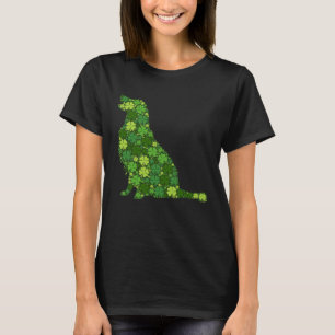 Golden Retriever Irish Shamrock Clover St Patricks T-Shirt
