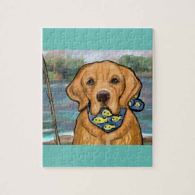 Golden Retriever Jigsaw Puzzle (Vertical)